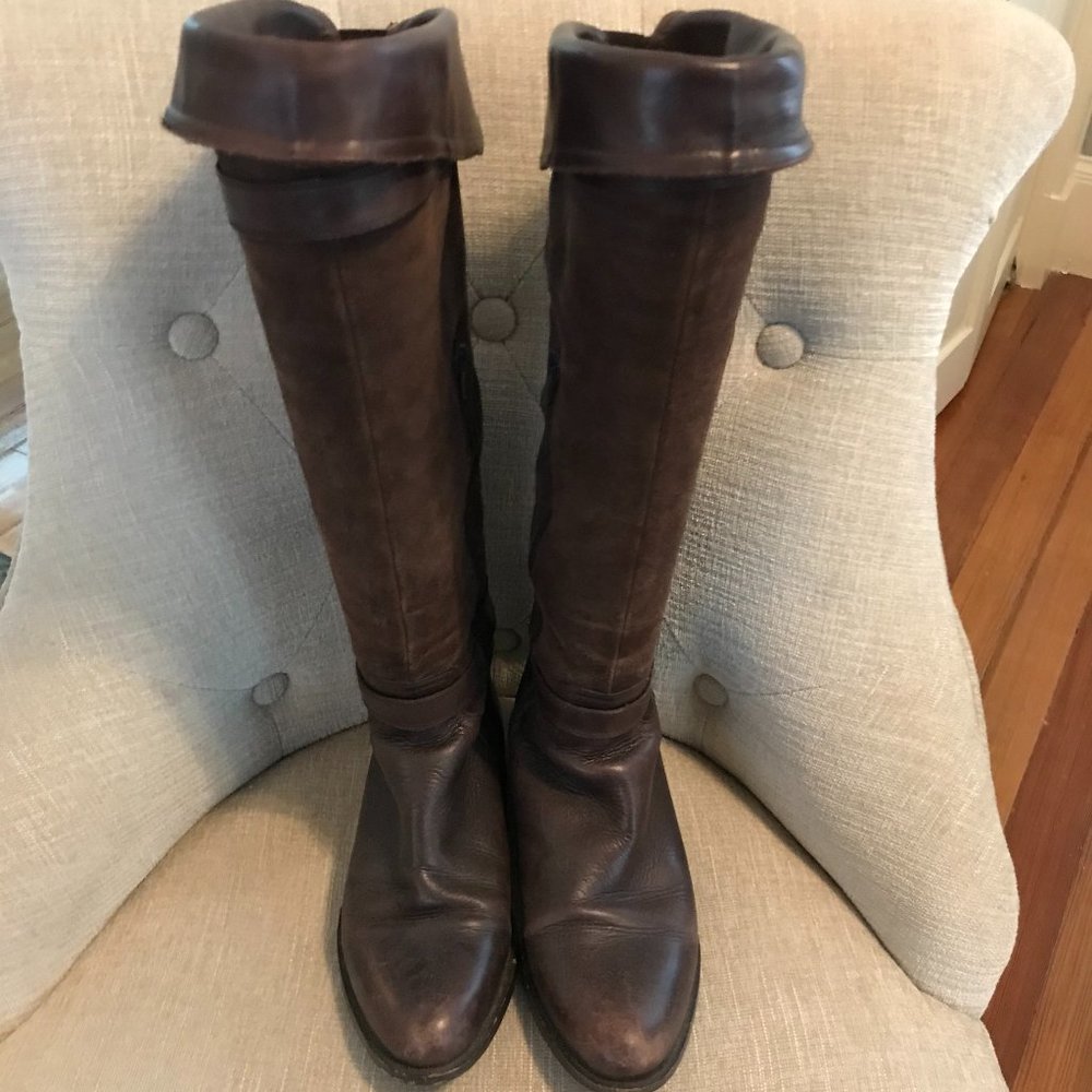 Ladies Suede/Leather Boot 7.5